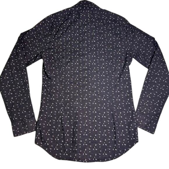 Express 1MX Extra Slim Button Up Mens Small Stretch Cotton Date Night Elevated - Picture 2 of 6